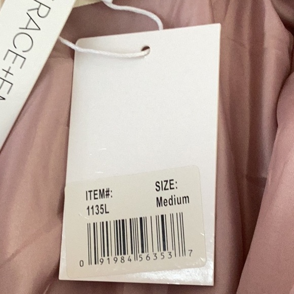 Grace + Emma All Over Sequence Puffer Jacket Coat Rose Gold Shiny Sparkly Med - Picture 6 of 10